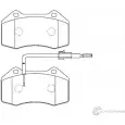 Тормозные колодки, дисковые, комплект Wagner F 4M12 X8KBSC4 3420238 WBP24687A