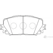 Тормозные колодки, дисковые, комплект Wagner 92J 3N WBP24708A 3420245 6ETZT78