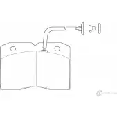 Тормозные колодки, дисковые, комплект Wagner WBP29041A FDW PZ 3420280 L5G2UF