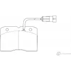 Тормозные колодки, дисковые, комплект Wagner WBP29140A 3420288 R8K4 P 1KRQ35