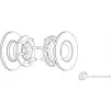 Тормозной диск Wagner WGR6104-1 7V UFMPU 3420565 45STD