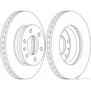 Тормозной диск Wagner Mercedes Sprinter (906) 2 Фургон 2.1 (3,5T) 314 CDI (9031. 9033. 9035. 9037) 143 л.с. 2016 – 2024 WGR6310-1 5YI U1 A5YFNN