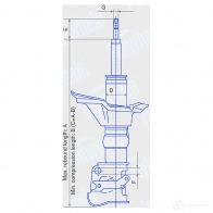 Амортизатор FINWHALE DCF8 A2 13083GR 1422911108 - Изображение 2