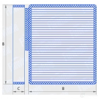 Салонный фильтр FINWHALE 2M BS9 AS434 1422911097 - Изображение 2
