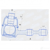 Шаровая опора FINWHALE BJ513 NZMYME 4 1439960422 - Изображение 2
