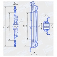 Комплект сцепления FINWHALE CK108 4041715901080 1422910988 D1 G4OPG - Изображение 2