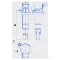 Катушка зажигания FINWHALE 1Q GBBC IC022 1439960235 - Изображение 2