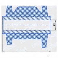 Сайлентблок FINWHALE SB802 3D8 NBL 1422911220 - Изображение 2