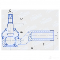 Рулевой наконечник FINWHALE JK5X0 D TRE708 1439960292 - Изображение 2