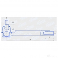 Рулевой наконечник FINWHALE TRE720 X CRENU 1439960301 - Изображение 2