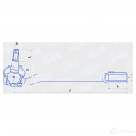 Рулевой наконечник FINWHALE 1439960304 Y F1AR9 TRE723 - Изображение 2