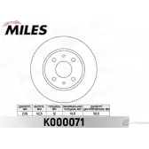 Тормозной диск MILES K000071 50F MSL 1420600640