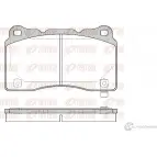 Тормозные колодки дисковые, комплект REMSA 23 092 1193927782 0666.24 PCA066624