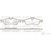 Тормозные колодки дисковые, комплект REMSA P CA086220 Mini Cooper (R52) 1 Кабриолет 1.6 John Cooper Works 210 л.с. 2004 – 2007 0862.20 XYRQ8