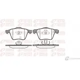 Тормозные колодки дисковые, комплект REMSA PCA104 302 1043.02 Audi A8 (D3) 2 2002 – 2009 GBTHA