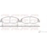 Тормозные колодки дисковые, комплект REMSA Cadillac CTS 3 (GM A) Купе 3.6 322 л.с. 2013 – 2025 1334.02 249 37 24938