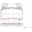 Тормозные колодки дисковые, комплект REMSA Chevrolet Camaro 6 (GM A) Купе 6.2 453 л.с. 2016 – наст. время 1438.24 Q T0F9
