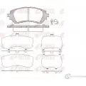 Тормозные колодки дисковые, комплект REMSA PCA155800 258 23 1193931107 1558.00