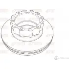 Тормозной диск REMSA Citroen C5 2 (RC, RE, PF3) 2004 – 2008 1229 .20 NCA122920 NCA1229.20