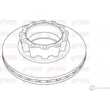 Тормозной диск REMSA NCA123020 NCA1230.20 123 0.20 Citroen C5 2 (RC, RE, PF3) 2004 – 2008