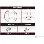 Тормозные колодки и цилиндры REMSA SCA3095 04 SPK 3095.04 1469355 HDGMYX