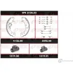 Тормозные колодки и цилиндры REMSA 1469368 S CA312602 SPK 3126.02 H6G7B