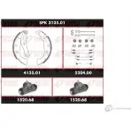 Тормозные колодки и цилиндры REMSA 5X457 SCA31350 1 1469374 SPK 3135.01