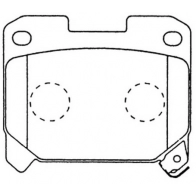 Тормозные колодки дисковые, комплект FIT FP0630 AGZPD I 4335003