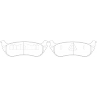Тормозные колодки дисковые, комплект FIT 8Z LT9 4335010 FP0647