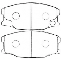 Тормозные колодки дисковые, комплект FIT 7SI UT1L 108151239 FP0734