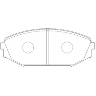 Тормозные колодки дисковые, комплект FIT 4335077 FP0793 4582431733598 D14 1GO