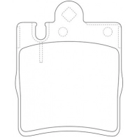 Тормозные колодки дисковые, комплект FIT FP0873 7O3C 3 Mercedes C-Class (S203) 2 Универсал 1.8 C 180 Kompressor (2046) 143 л.с. 2002 – 2007