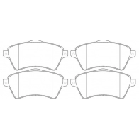 Тормозные колодки дисковые, комплект FIT W 61AGE 4335148 FP0926