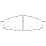 Тормозные колодки дисковые, комплект FIT 1198345506 8QNB CU FP0931