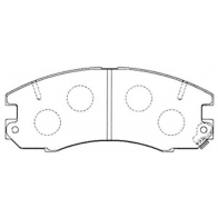 Тормозные колодки дисковые, комплект FIT FP1040 0RXB4 4 4335197