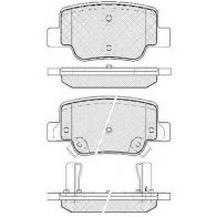 Тормозные колодки дисковые, комплект FIT FP1085 KLUS8E U 4335243