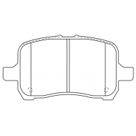 Тормозные колодки дисковые, комплект FIT FP1160 4335283 K 7PMZ1Y