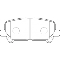 Тормозные колодки дисковые, комплект FIT FP1281 AY IVTAK 4582431731716 4335368