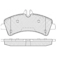 Тормозные колодки дисковые, комплект FIT 4335401 FP1318 EJ046 KS