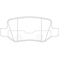 Тормозные колодки дисковые, комплект FIT FP1358 XRR G5 Mercedes A-Class (W168) 1 Хэтчбек 1.7 A 170 CDI (1609. 1609) 95 л.с. 2001 – 2004