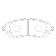 Тормозные колодки дисковые, комплект FIT 1198345514 DBX IF FP1950