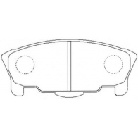 Тормозные колодки дисковые, комплект FIT PR2A9A U 4335715 FP6164