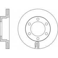 Тормозной диск FIT D6 AHS9Z 1275770471 FR0430V - Изображение 2