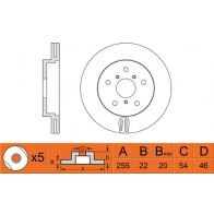 Тормозной диск FIT 9 MLSE3 FR0564V 1275771533