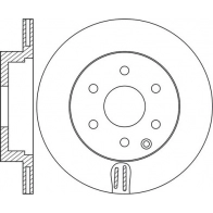 Тормозной диск FIT X M1TF9 Infiniti QX80 FR0600