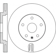 Тормозной диск FIT WAU6 F 1275773843 FR0964V