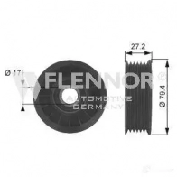 Обводной ролик приводного ремня FLENNOR 1967906 4030434160939 YK B4RV fs99240 - Изображение 2