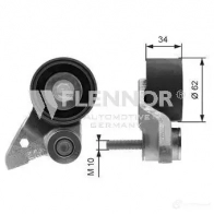Натяжной ролик ГРМ FLENNOR Audi A8 (D2) 1 1994 – 2002 fs99013 4030434153276 B 39CSJ