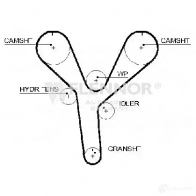 Ремень ГРМ FLENNOR 005 5692 77197X26MM 1959430 1012