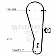 Ремень ГРМ FLENNOR 4172v 76092X22MM Mitsubishi Lancer 6 (C6, C7) Седан 00044 17